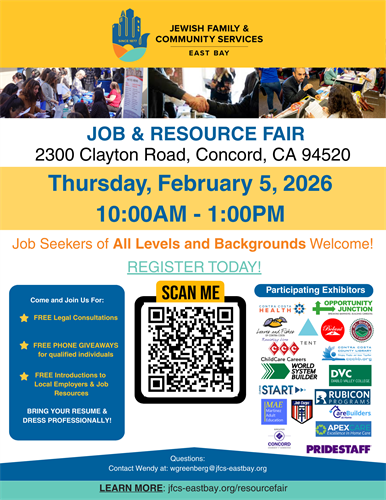 JFCS East Bay Job & Resource Fair 1
