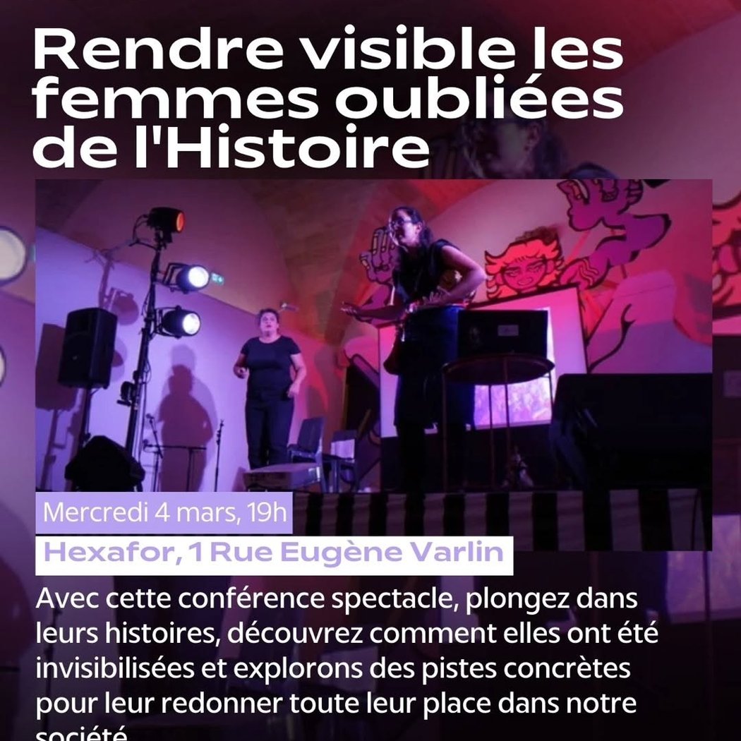 Rendre visible les femmes oubliées de l'Histoire 1