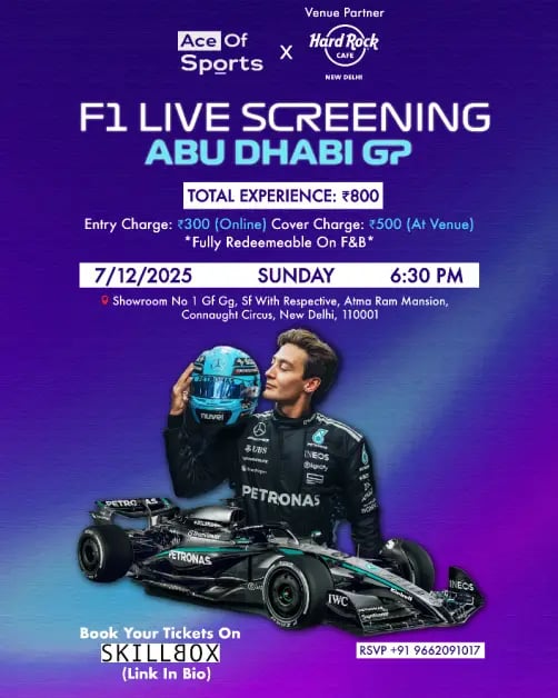 F1 Abu Dabhi Grand Prix | Live Screening 1