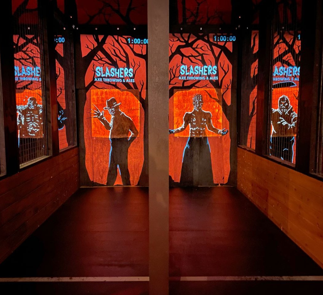 Horror-Themed Axe Throwing 3