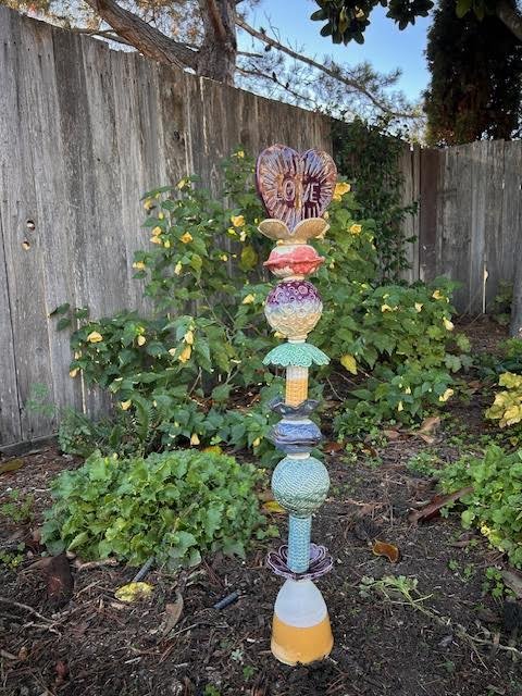 Ceramic Garden Poles 1