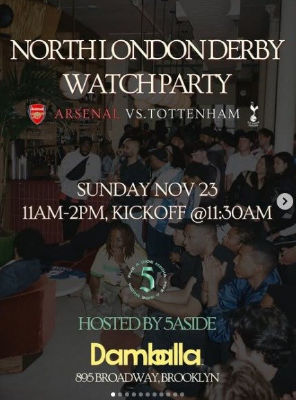 North London Derby Watchparty 1