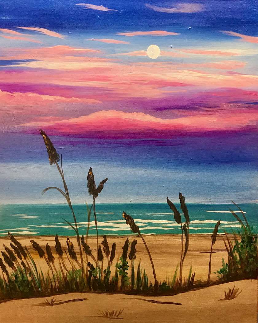 Twilight Walk on the Beach 1