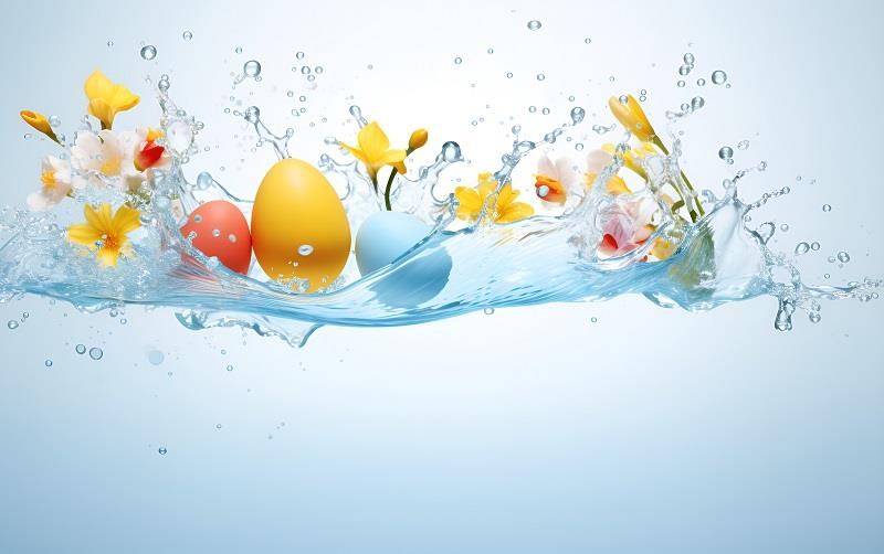 Chasse aux œufs à la piscine 1