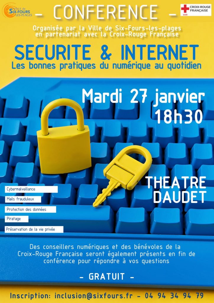 Conférence sécurité & internet : les bonnes pratiques du numérique au quotidien 1