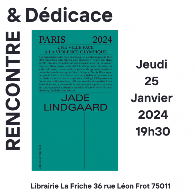 Lancement : Jade Lindgaard - Paris 2024 (Divergences) 1