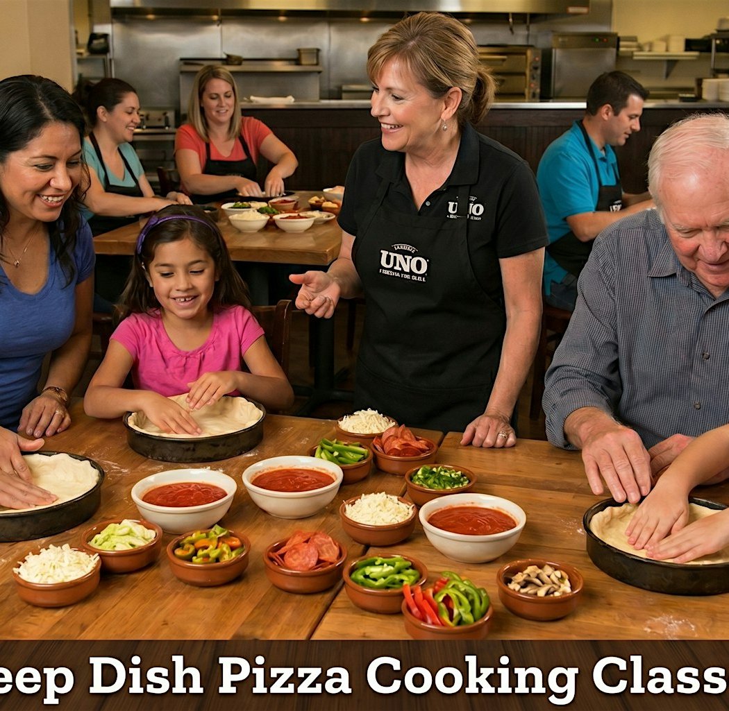 UNO Clifton - Deep Dish Pizza Cooking Class and Lunch 1