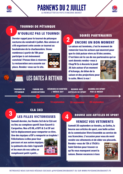 Bourse vêtements et articles de sport