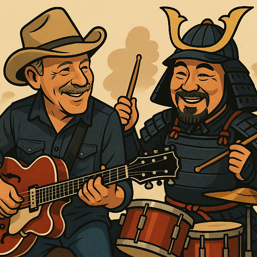 The Cowboy & The Samurai: Bruce & Akira 1