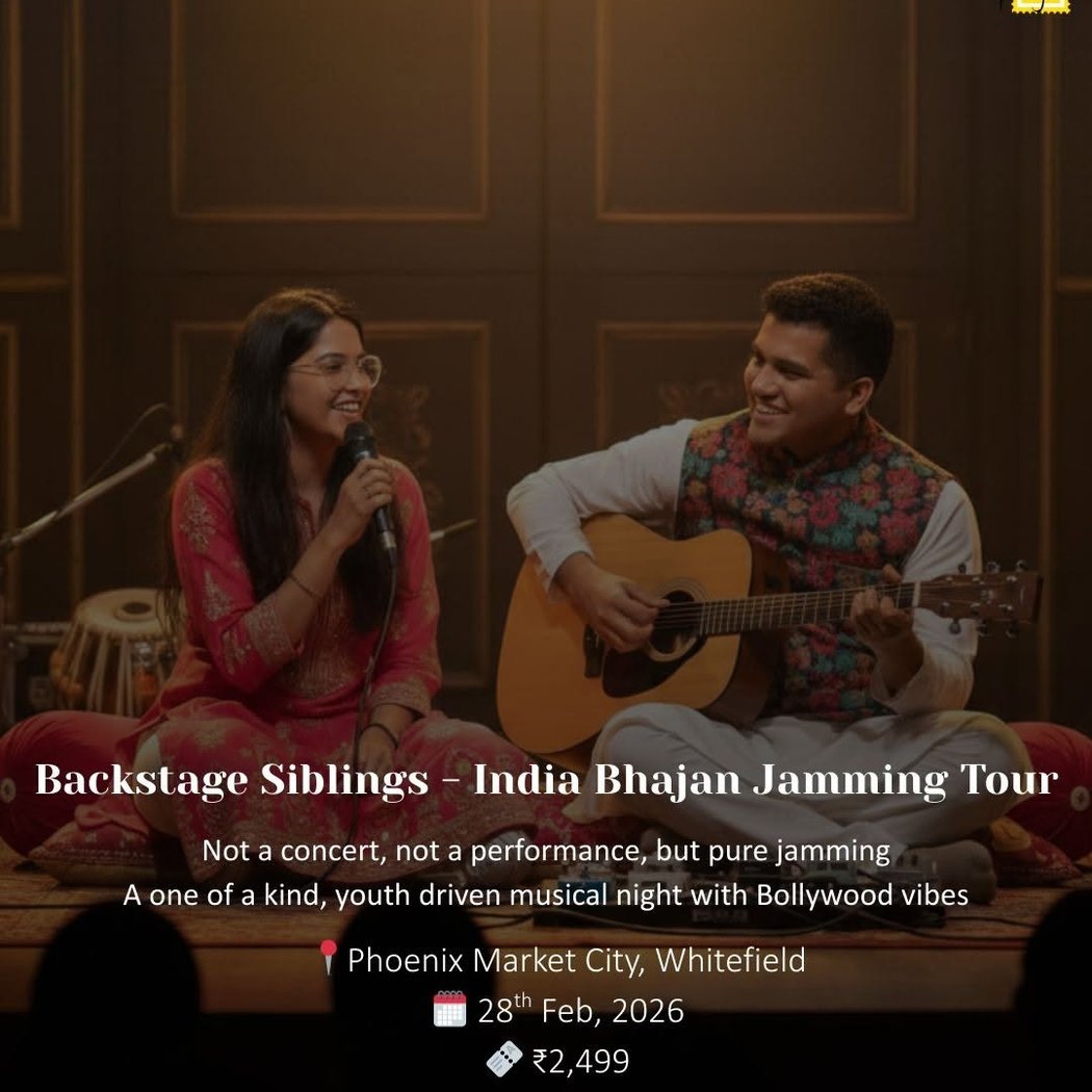 Backstage Siblings - India Bhajan Jamming Tour 1
