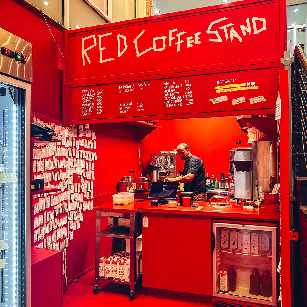 Red Coffee Stand 2