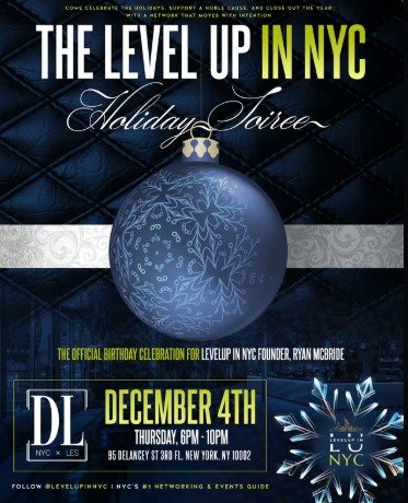 THE LEVELUP IN NYC HOLIDAY SOIRÉE 1