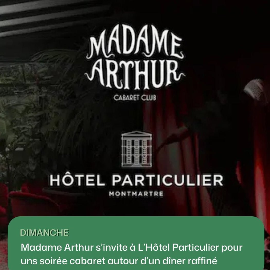 Soirée cabaret Madame Arthur 1