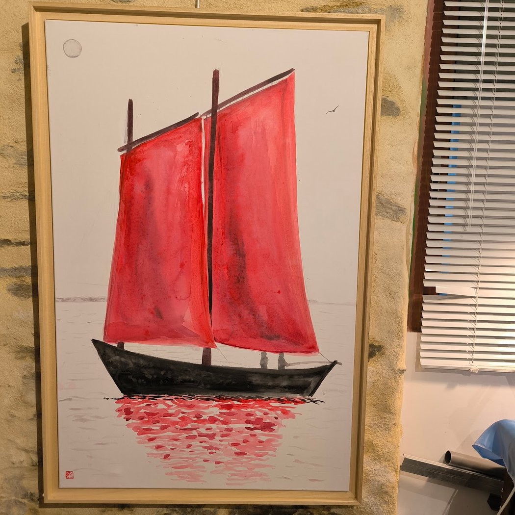Atelier d'artiste peintre Ayako Guérin 1
