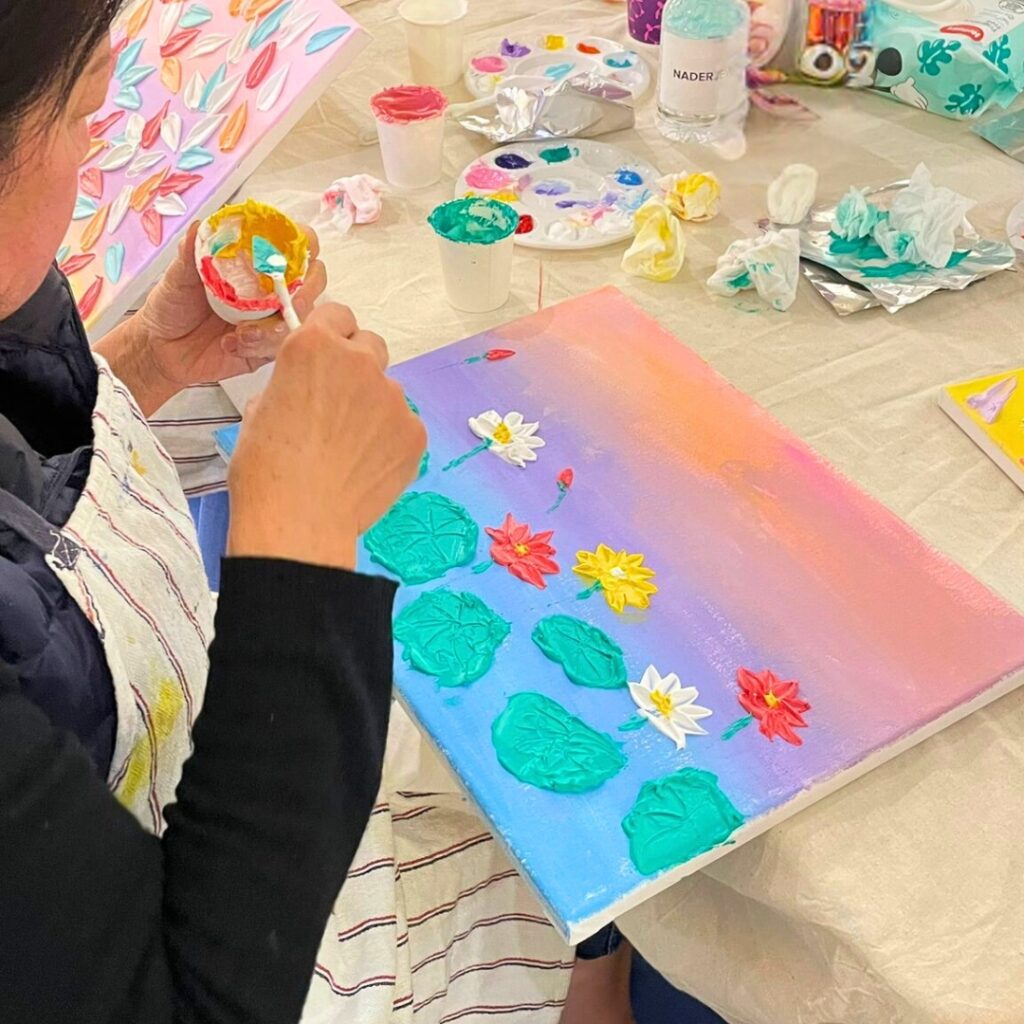 Textured Paint & Sip Workshop 1
