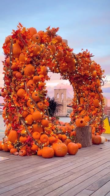 South Street Seaport’s Pumpkin Arch 1