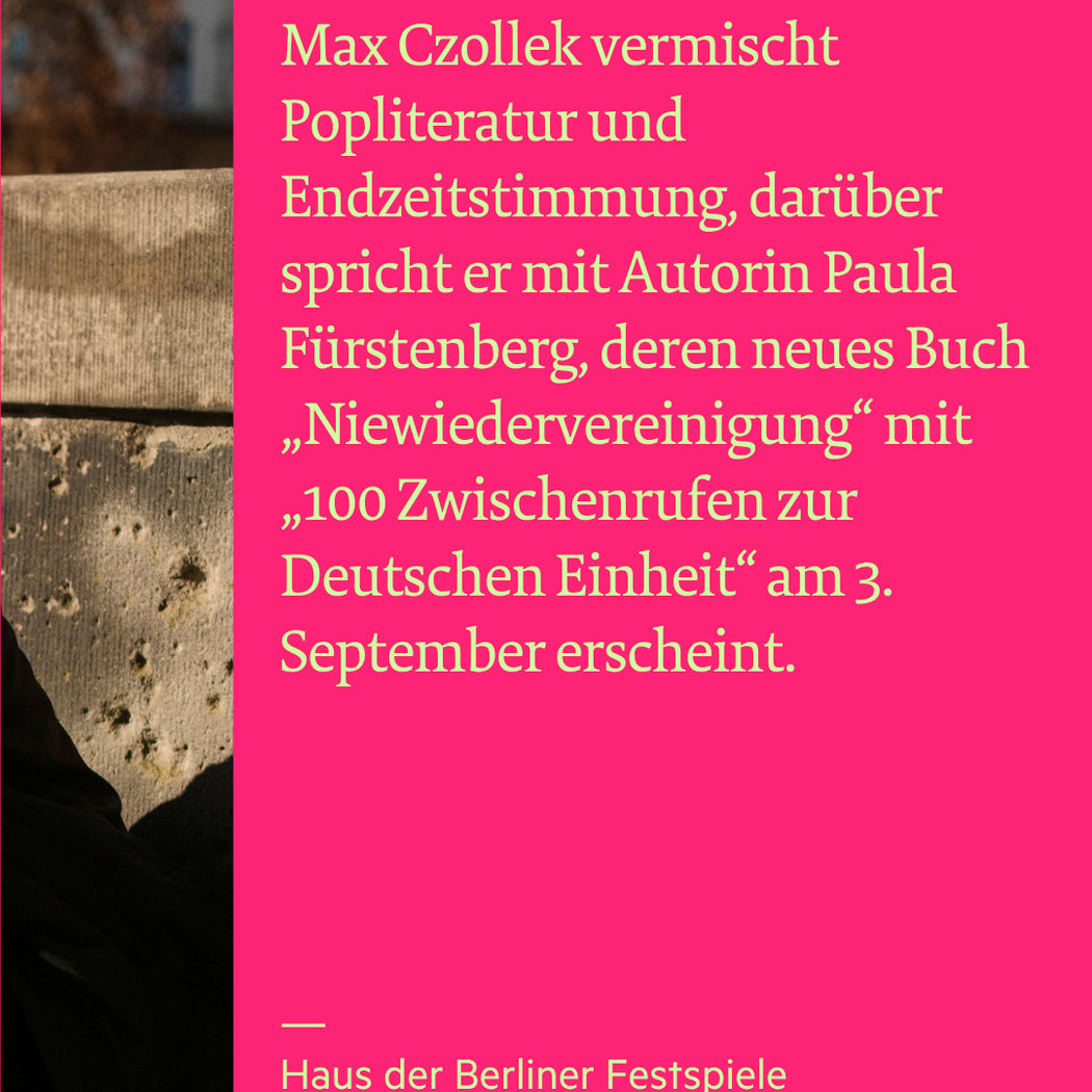Max Czollek: Popliteratur und Endzeitstimmung