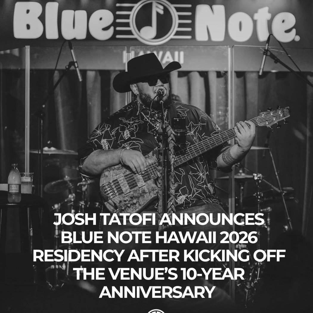 Josh Tatofi Blue Note Hawaii 2026 Residency 1