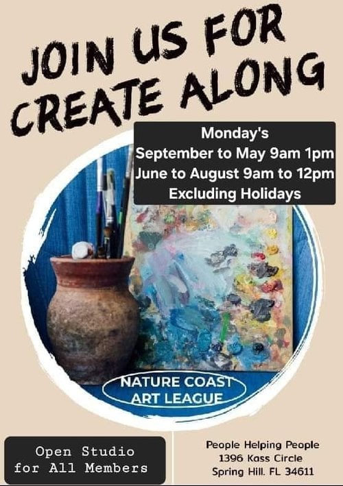 Nature Coast Art League Create Along 1
