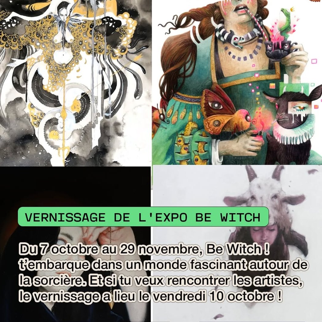 Vernissage de l'Expo Be Witch 1