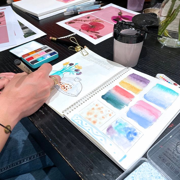 Pratique de l'Aquarelle • Février - Mars 1