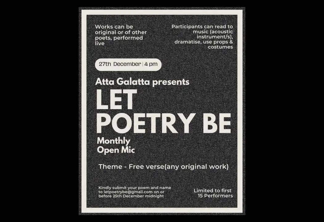 Let Poetry Be 1