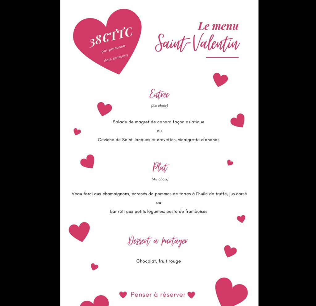 Dîner de la Saint-Valentin 1