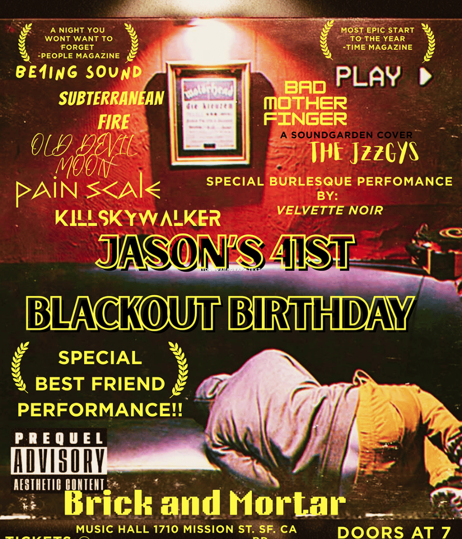 Jason's 41st Blackout Birthday 1
