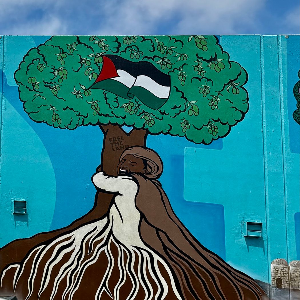 Oakland Palestine Solidarity Mural 1