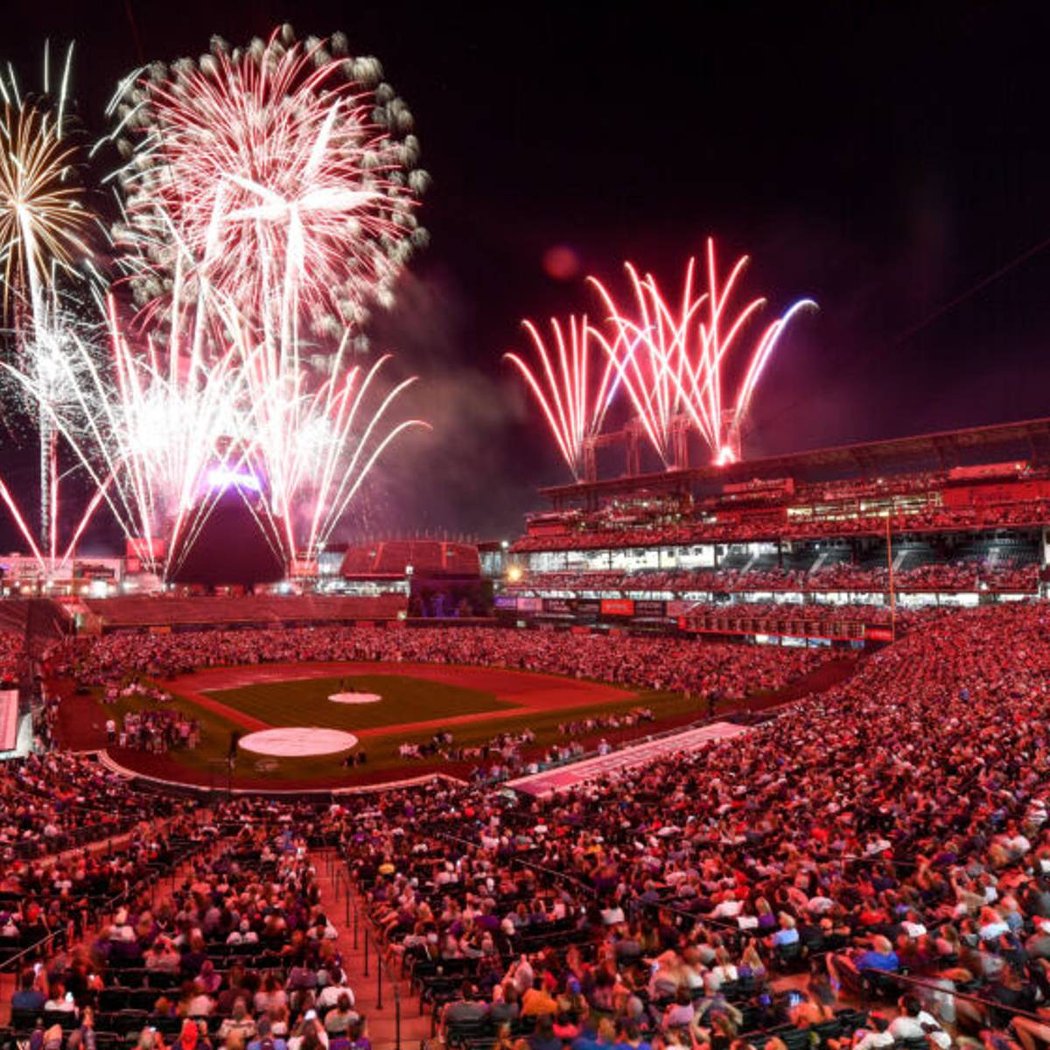 Colorado Rockies Postgame Fireworks Games 1
