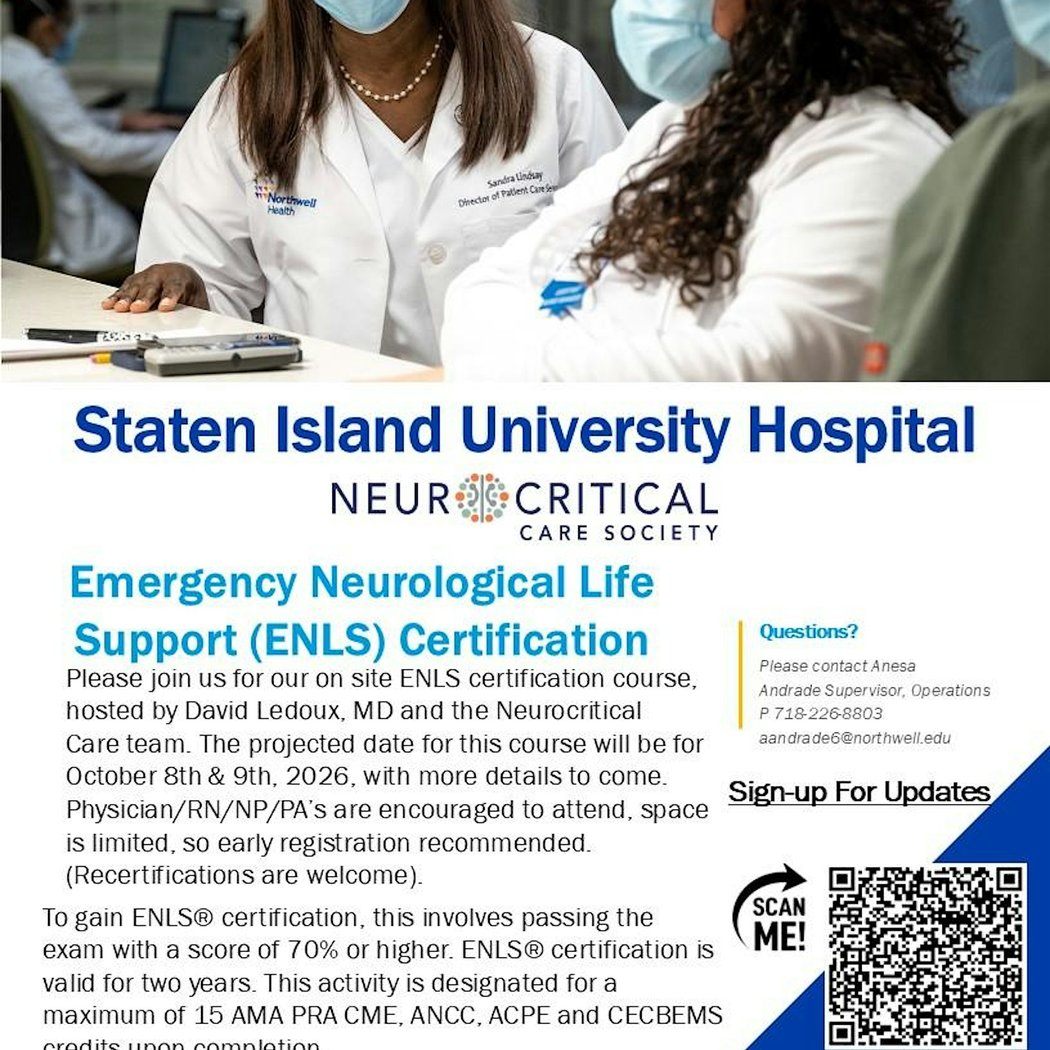 2026 Emergency Neurological Life Support (ENLS) Certification 1