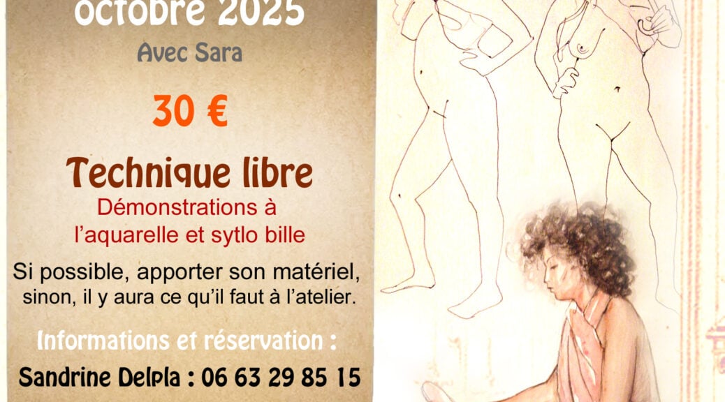 Stages de modèle vivant automne-hiver 2025-2026 3