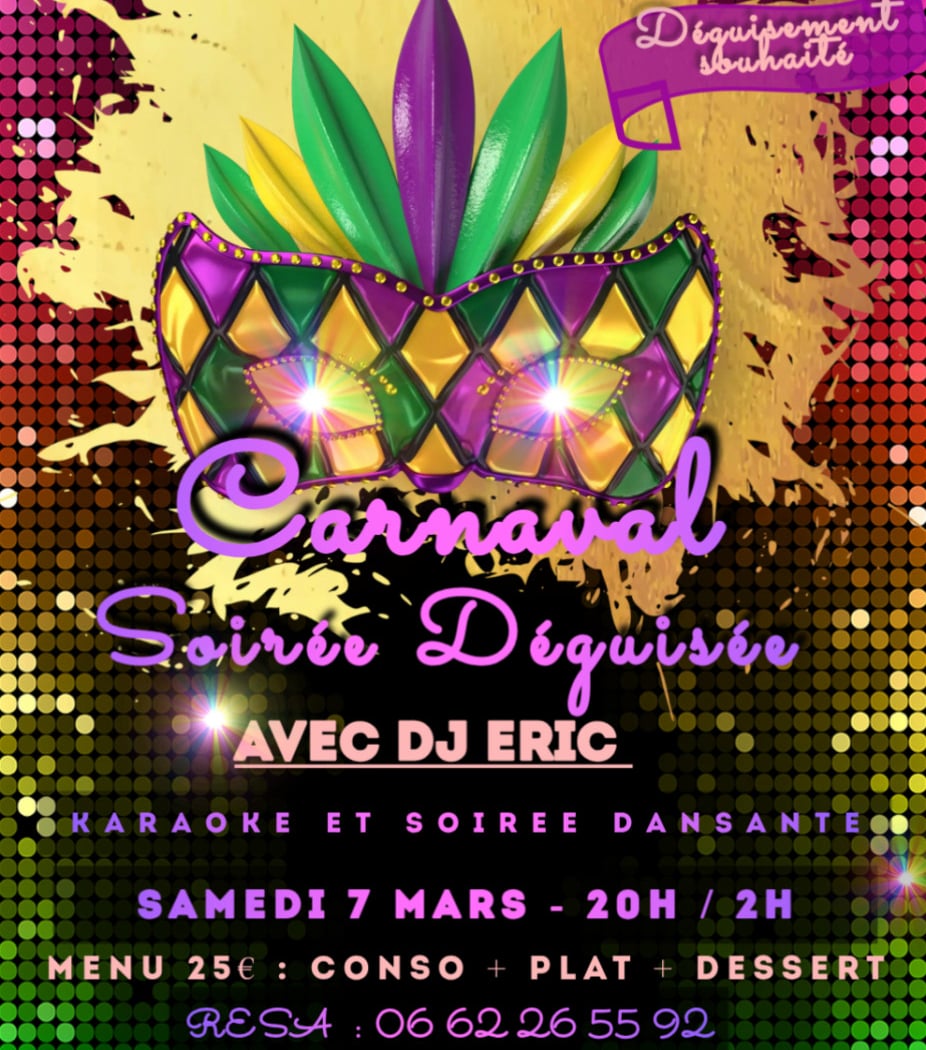 Le Pajuto fête son CARNAVAL ! Soirée déguisée 1