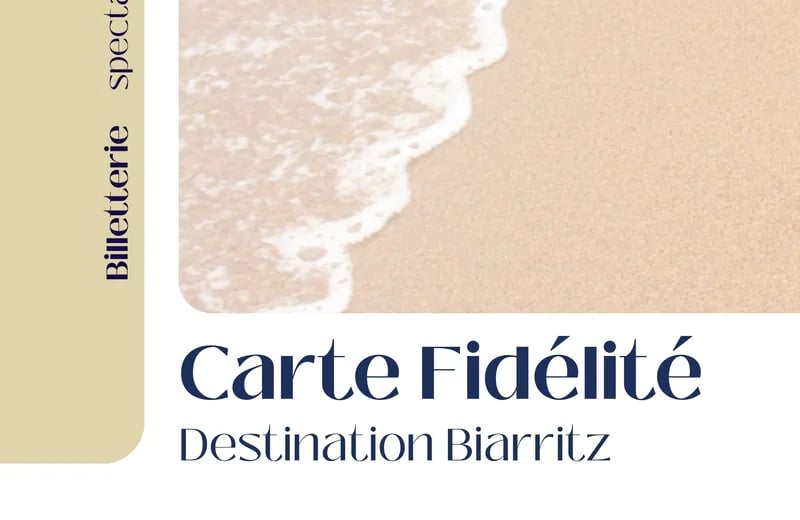 Destination Biarritz loyalty card
