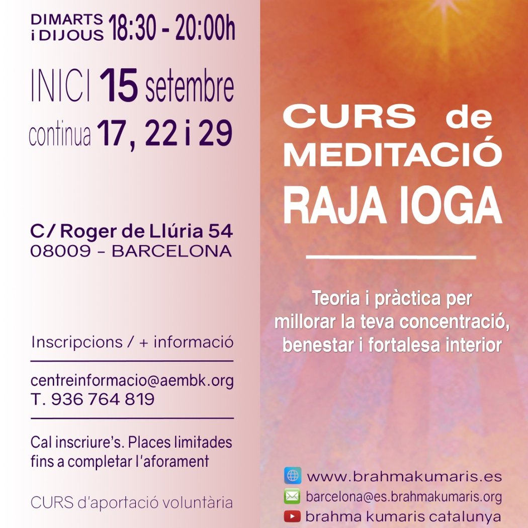 Curs Essencial de Meditació Raja Ioga