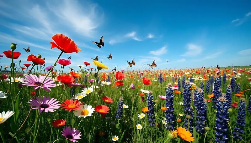 Butterflies and Blooms 1