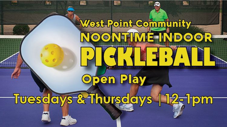 West Point Community Noontime Indoor Pickleball Open Play 1