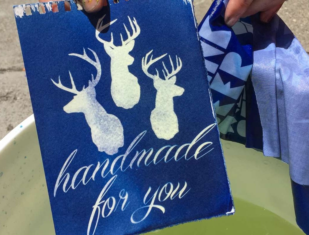 Intro to Cyanotype Printing: Sun Prints and Nature Designs on Paper and Fabric 2