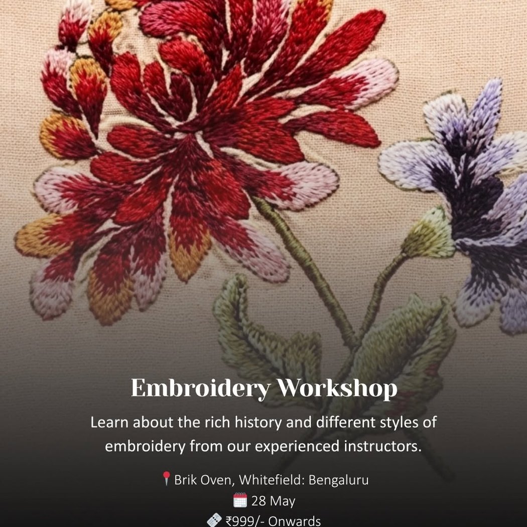 Embroidery Workshop 1
