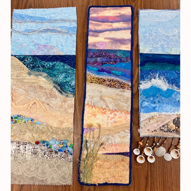 Beach Please, Introduction to Landscape Quilts 1