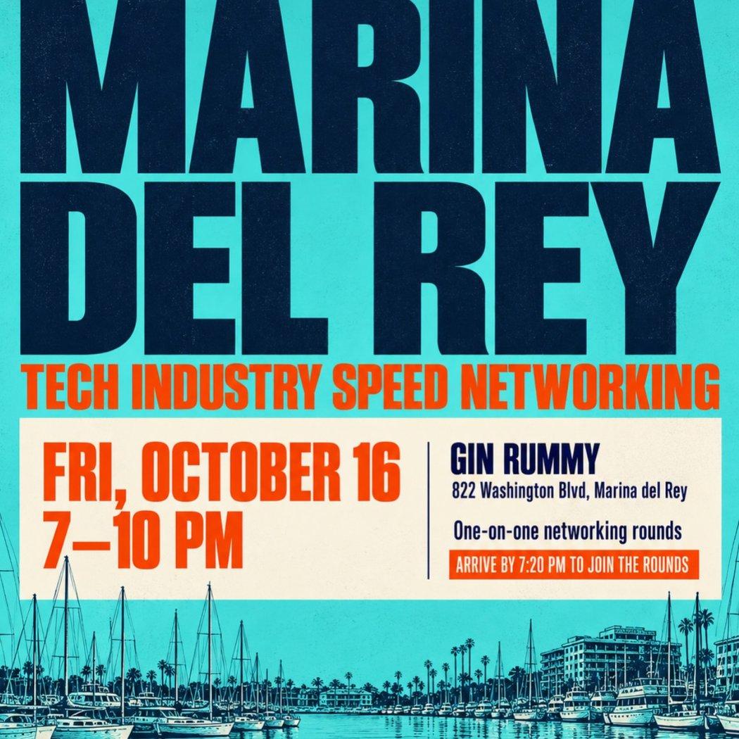 MARINA DEL REY TECH INDUSTRY SPEED NETWORKING