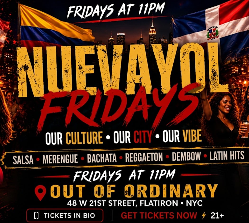 NuevaYol Fridays: Latin & Reggaeton Party 1