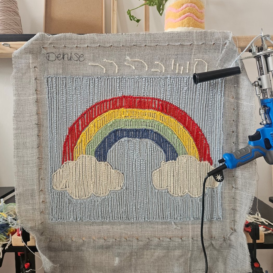Kleiner Tufting Workshop (2,5h) - Teppich 30x30cm 3