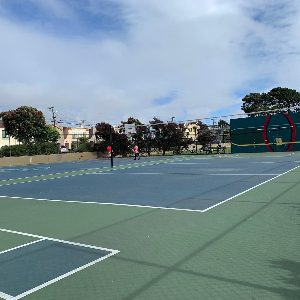 Sunset Rec Center Tennis Courts 1