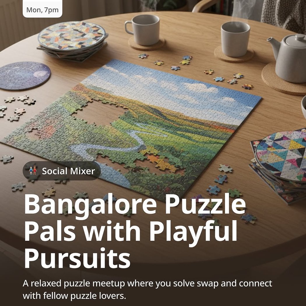 Bangalore Puzzle Pals with Playful Pursuits 1