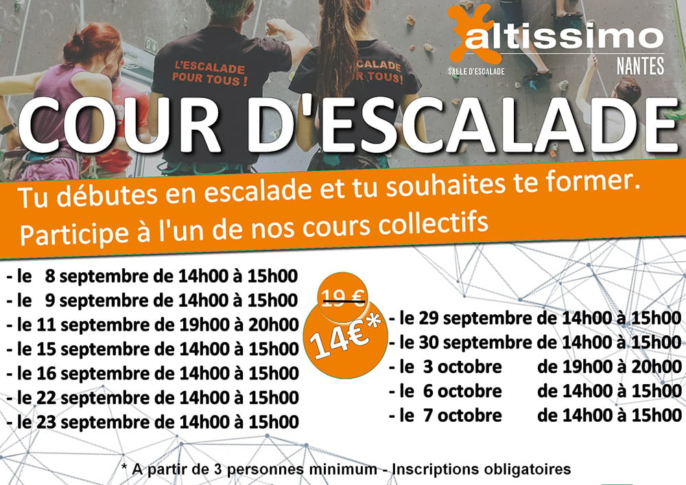 Initiation à l'escalade 1