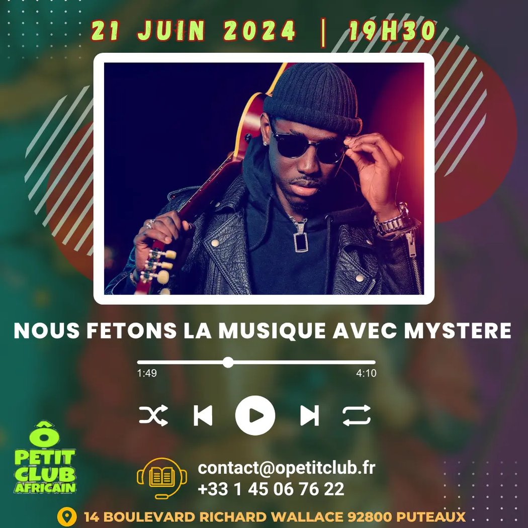 Fête de la musique 2024 avec Mystère 1