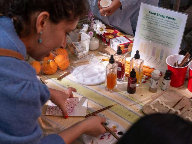 Earth Month Kickoff with Natural Paints 1