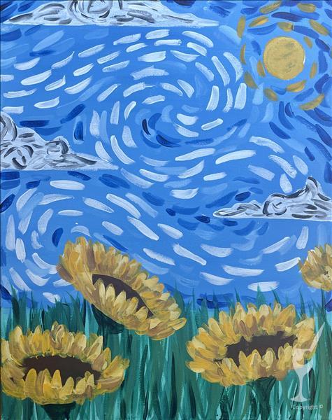 Starry Sunflower Day 1
