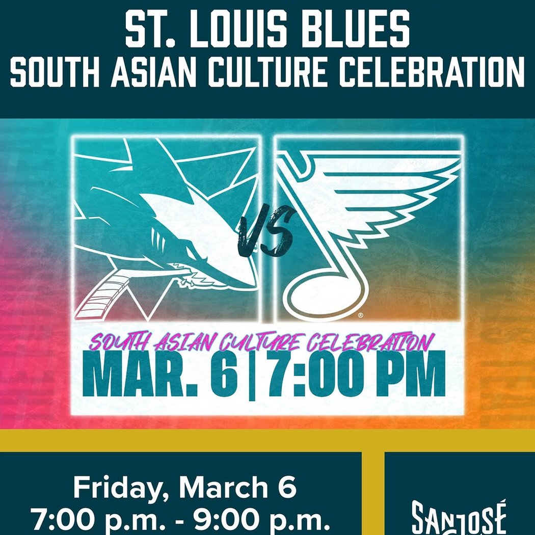 San Jose Sharks v. St. Louis Blues South Asian Culture Celebration 1